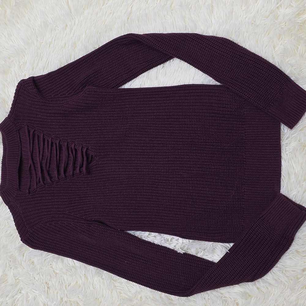 Guess Women's Deep Purple Turtleneck Sweater